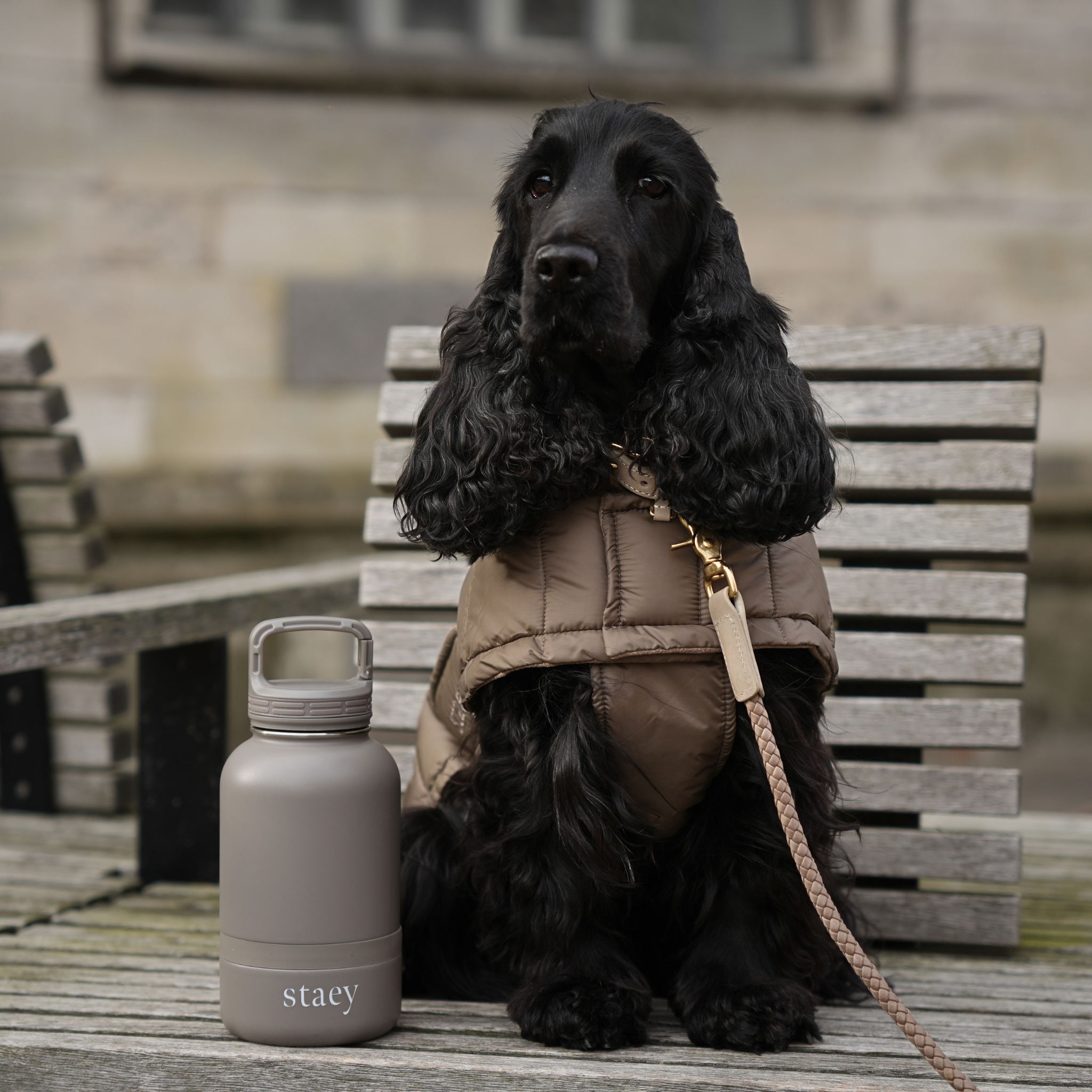 Noona 2-in-1 Drinkfles met Geïntegreerde Drinkbak | Roestvrij staal