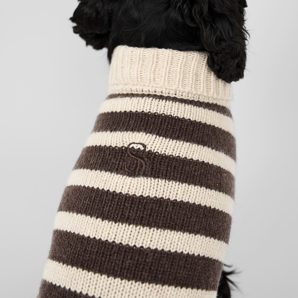 Liva Dog Sweater | Oat/Espresso