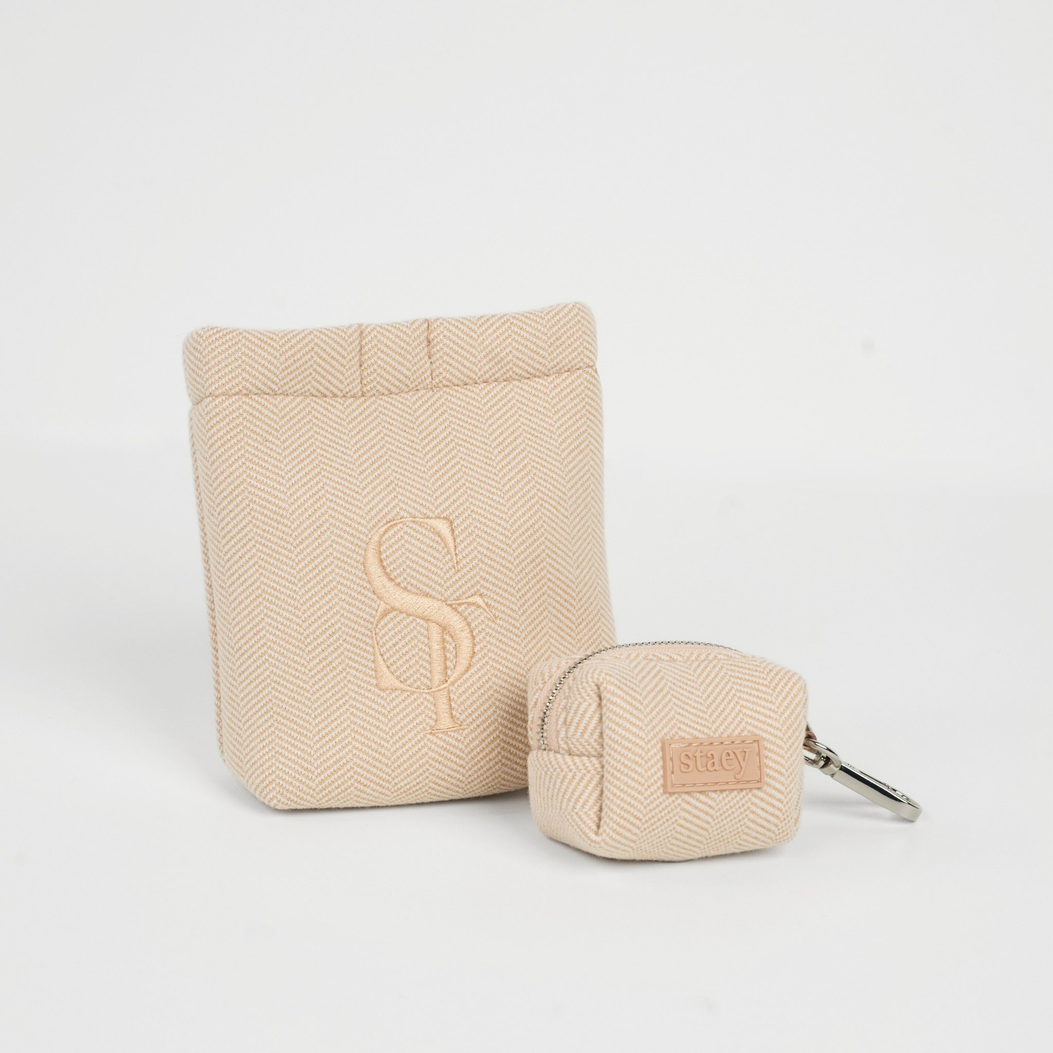 Elma Treat Bag w. Waste Bag Holder | Light Rose