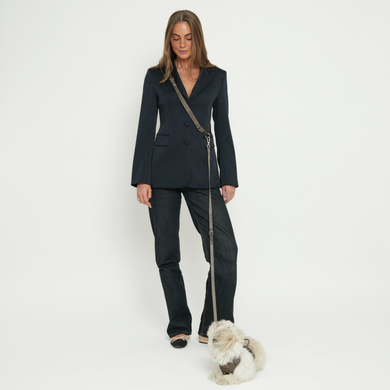 Handsfree hondenriem – Taupe