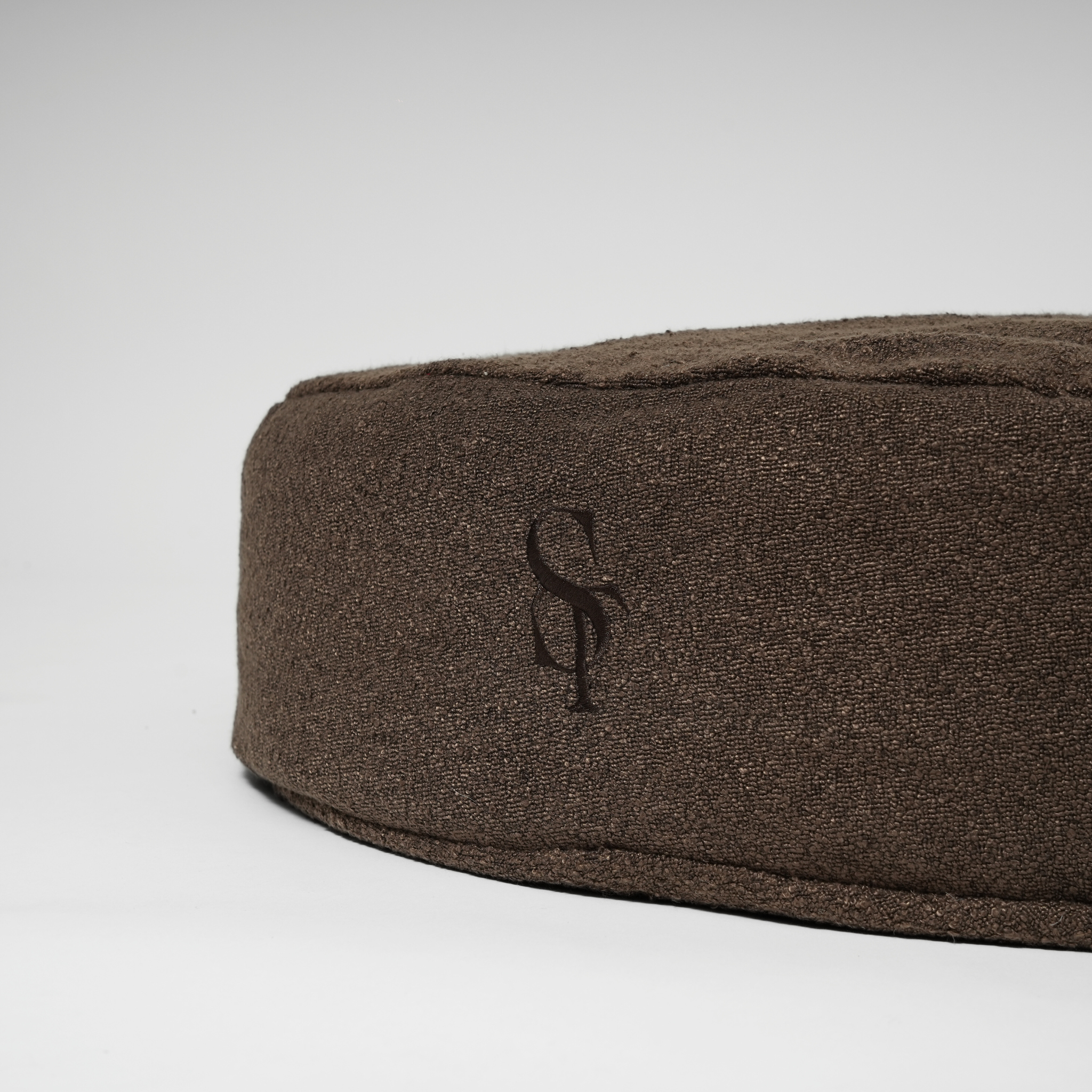 Lana Dog Cushion | Chestnut Bouclé