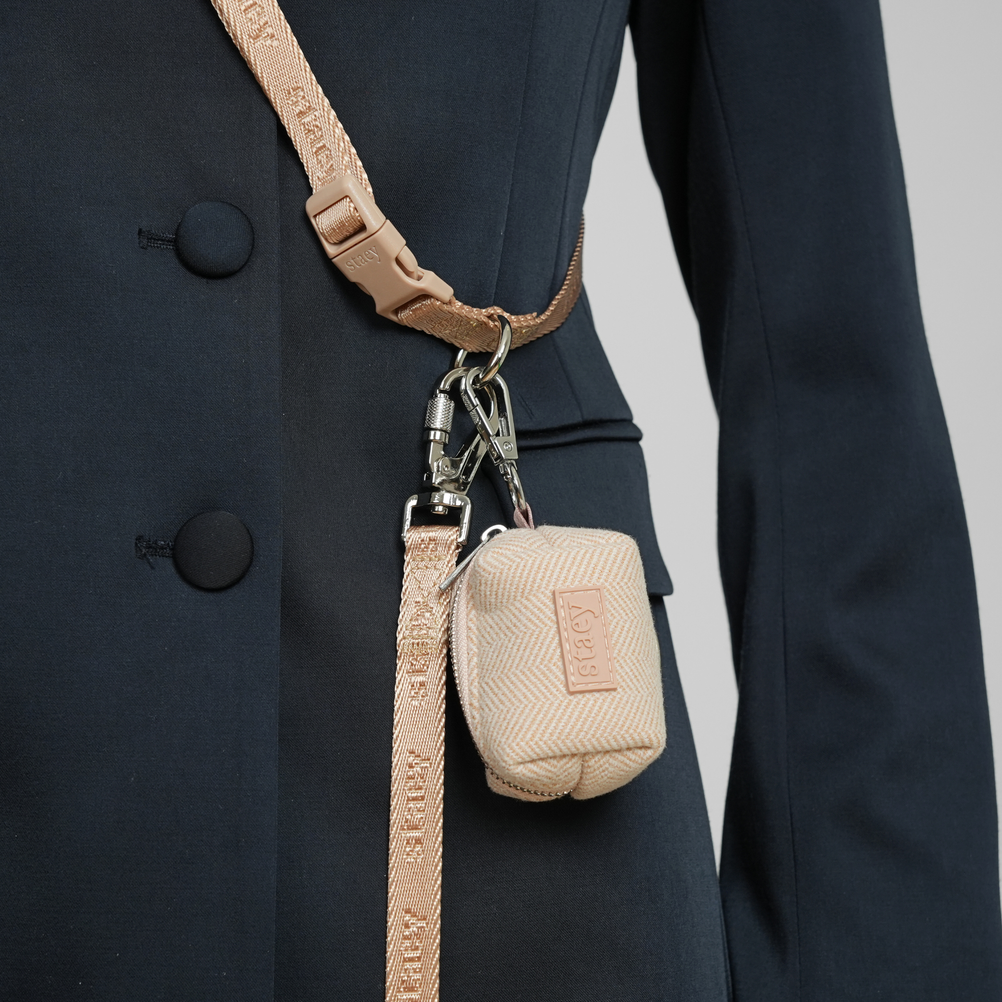 Hands-Free Dog Leash | Light Rose