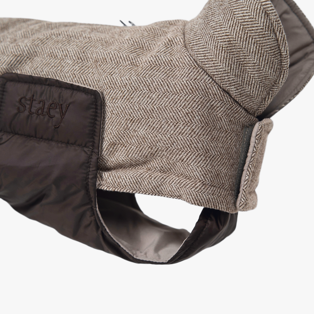 Mira hondenjas | Herringbone Mocca