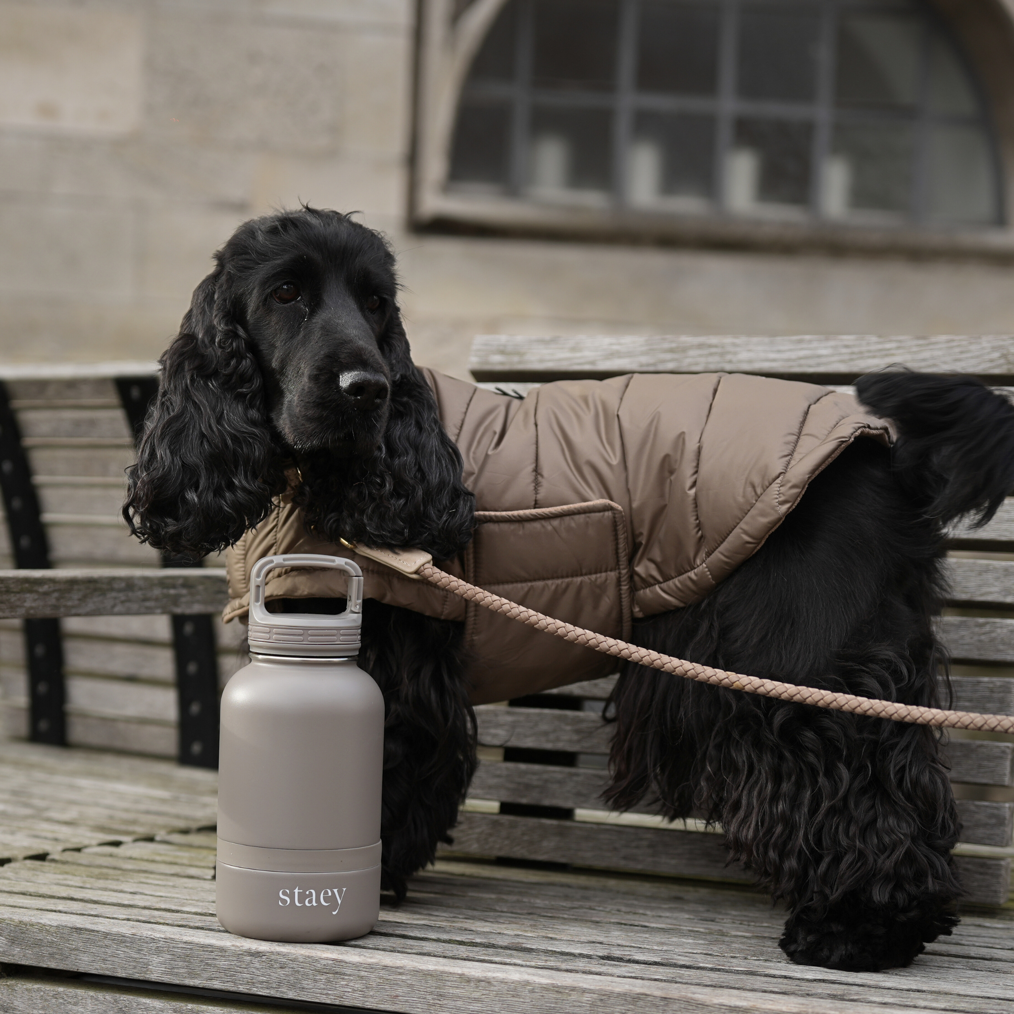 Noona 2-in-1 Drinkfles met Geïntegreerde Drinkbak | Roestvrij staal
