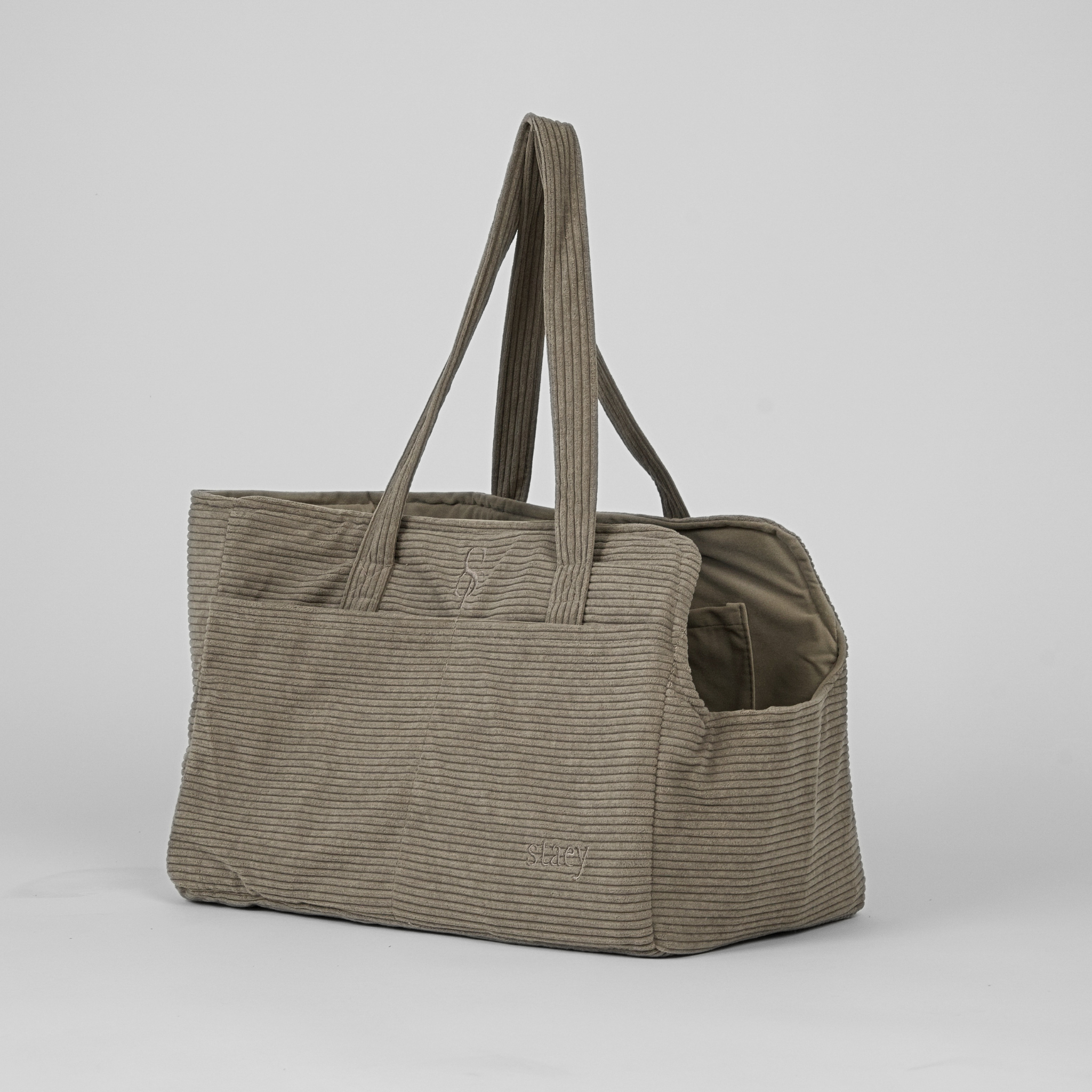 Vilda-hondendraagtas | Taupe Corduroy
