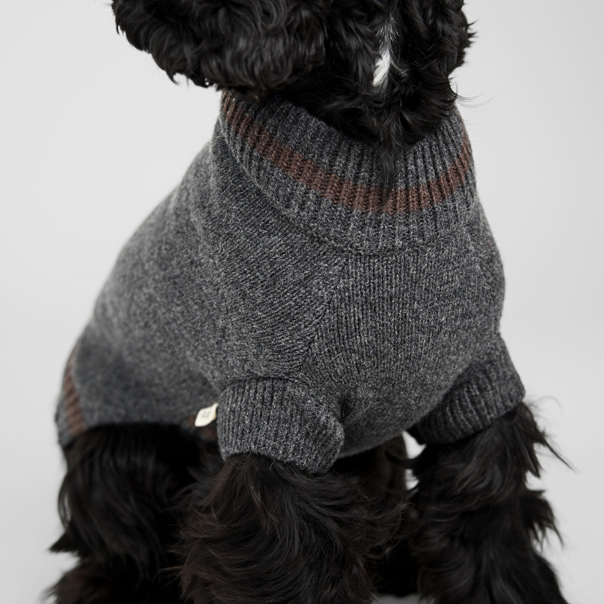 Ellen Dog Sweater | Storm/Espresso