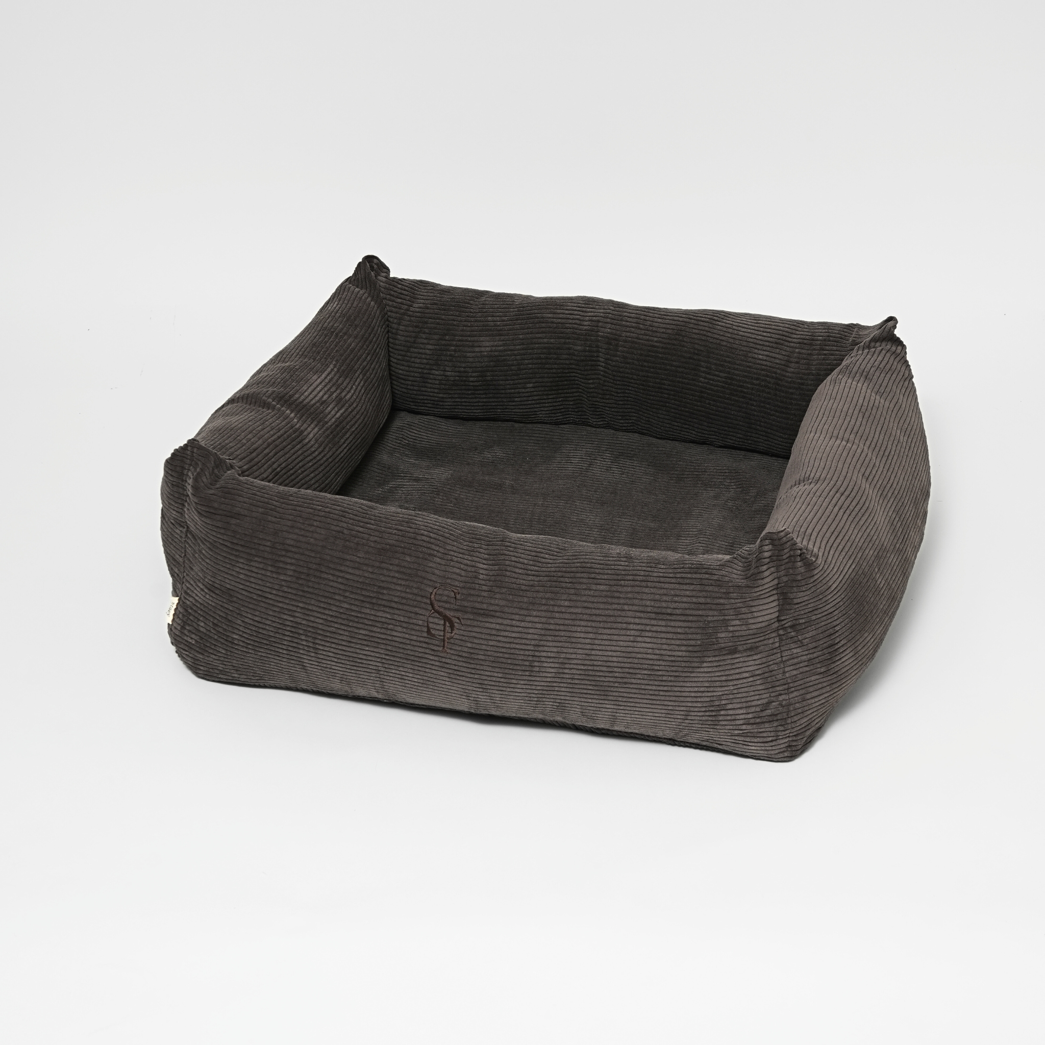 Vera Dog Bed | Dark Oak Corduroy