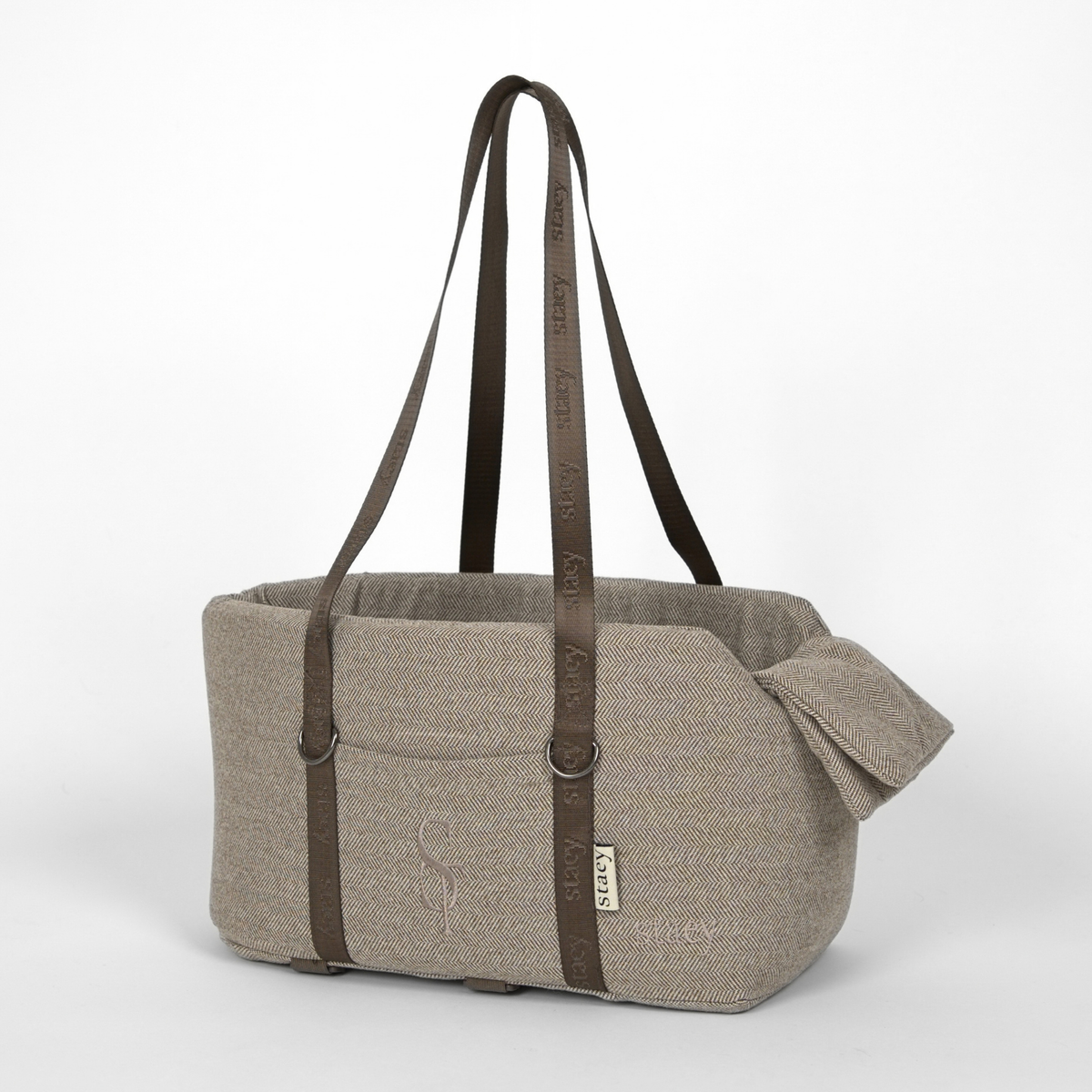 Maya 2-in-1 autostoel, Herringbone Mocca