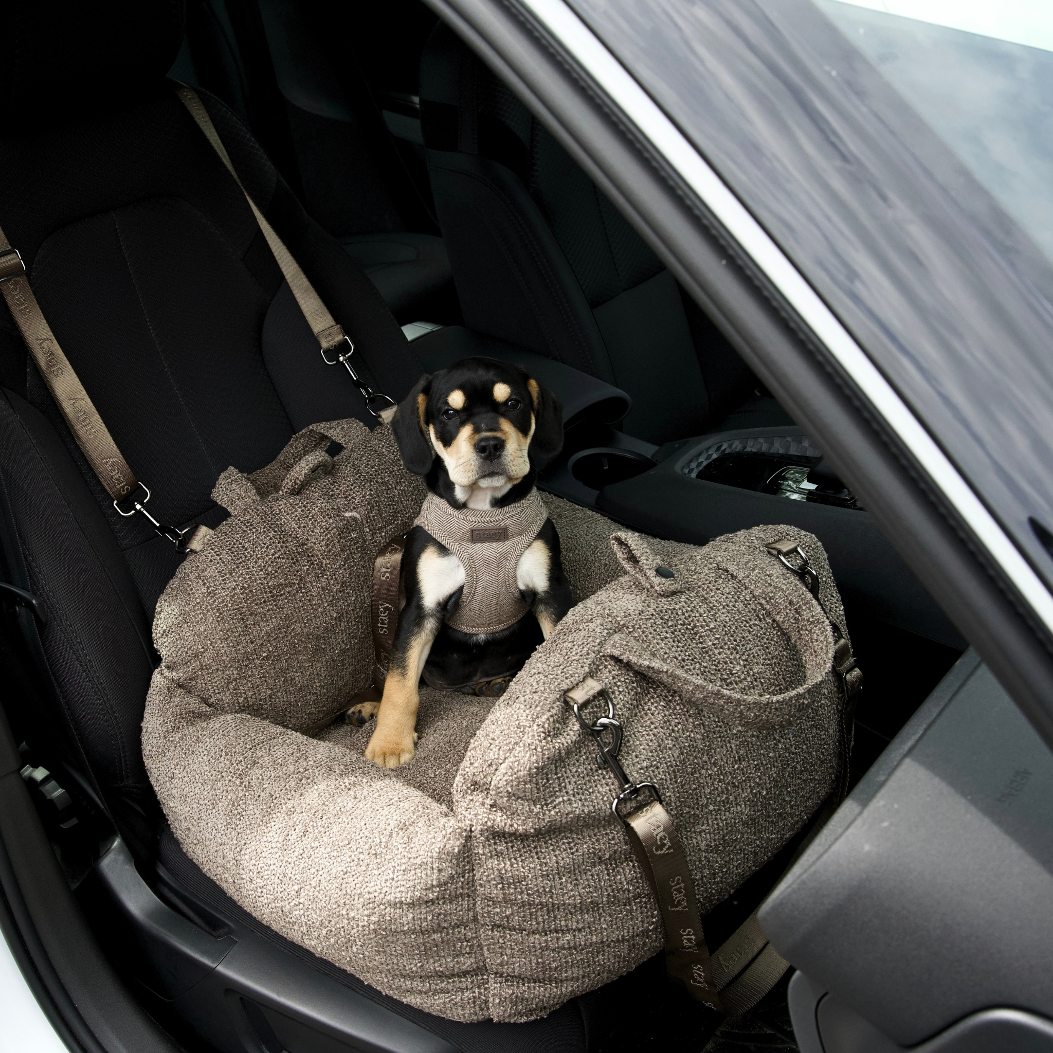 Tova 2-in-1 Car Seat | Chestnut Bouclé