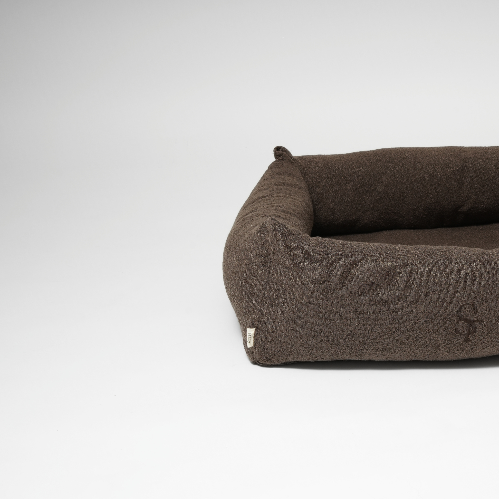 Vera Dog Bed | Chestnut Bouclé