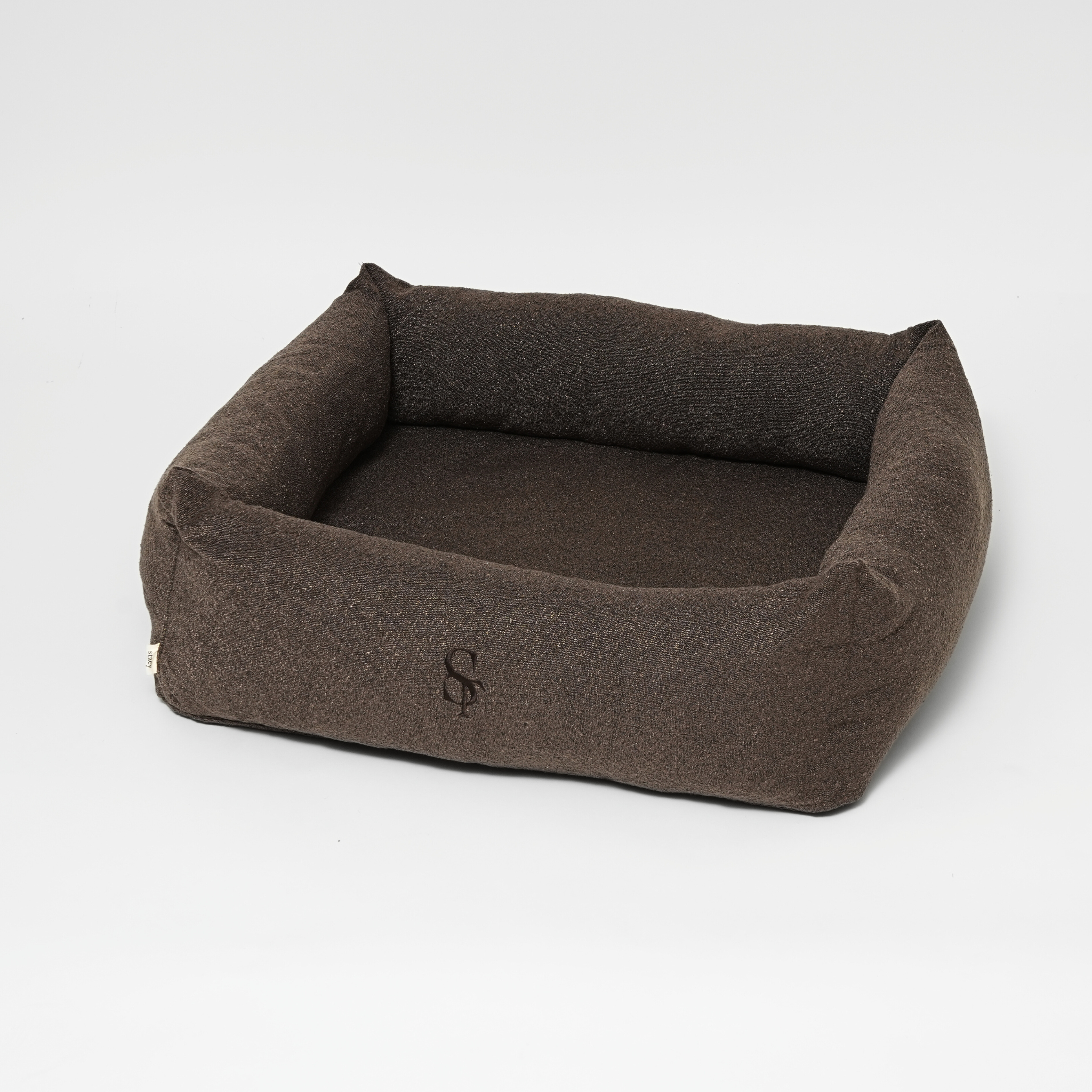 Vera Dog Bed | Chestnut Bouclé
