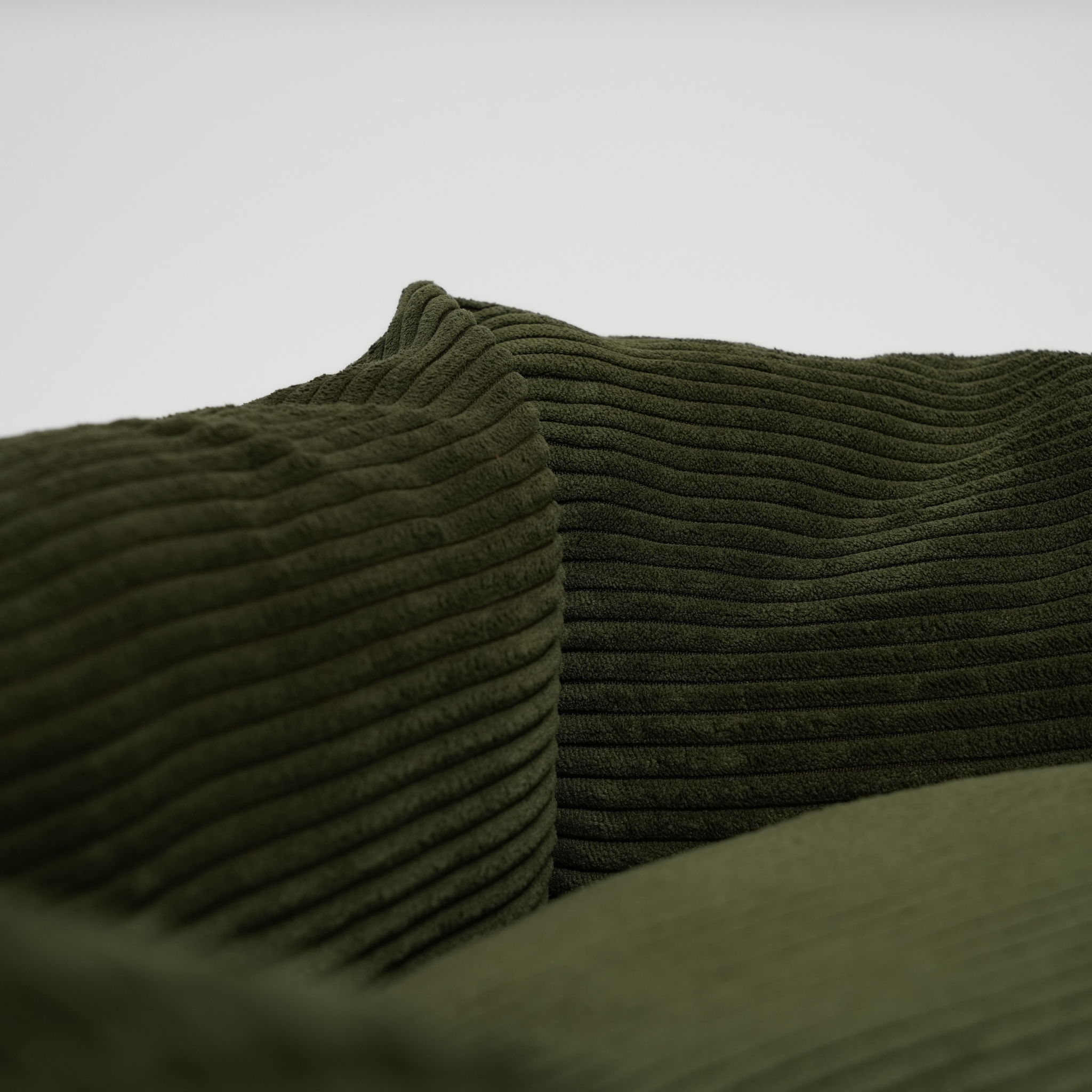 Luna hondenmand 3.0 | Moss Green Corduroy