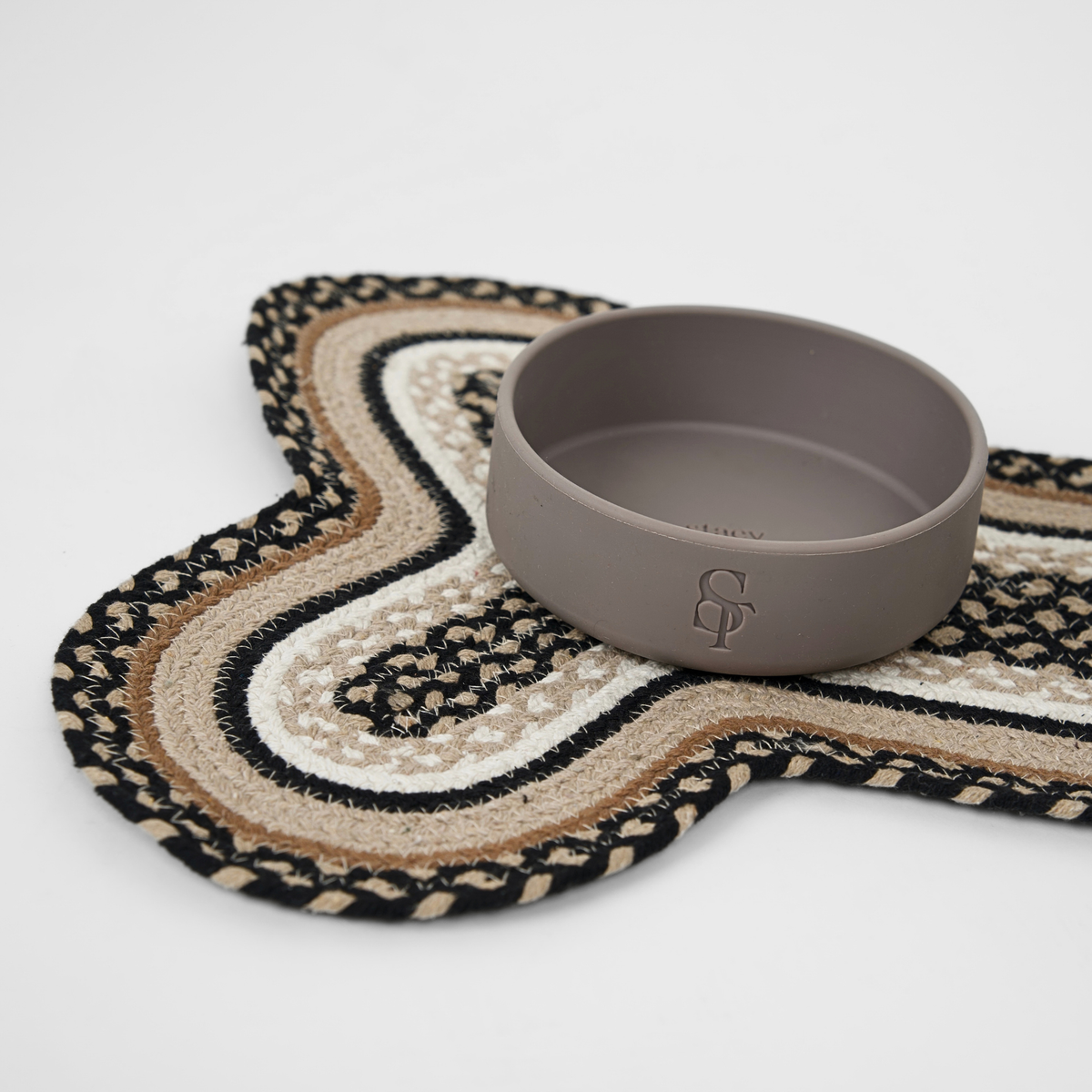 Elli - Braided Bone Feeding Mat - Multi Color