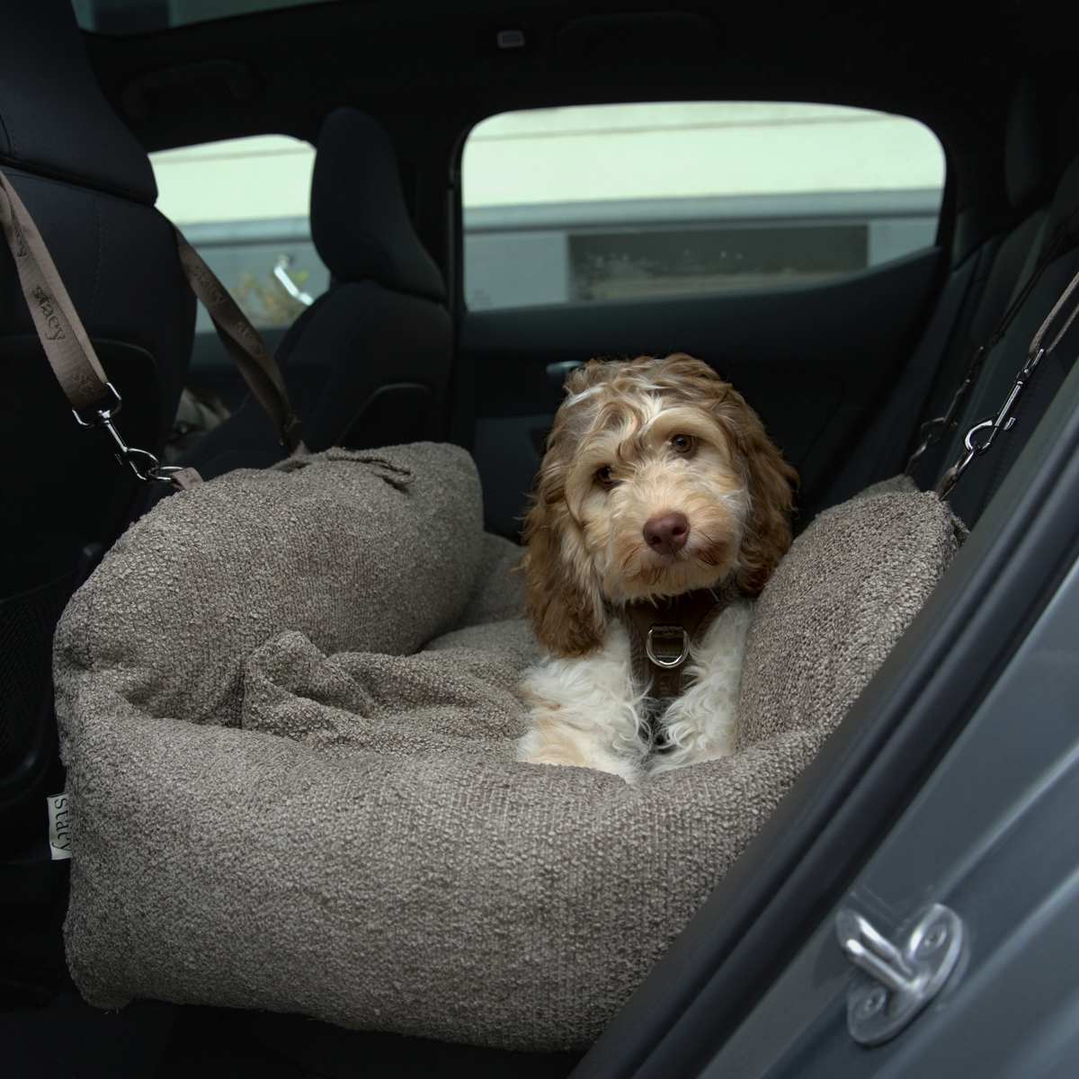 Tova 2-in-1 Autostoel XL | Chestnut Bouclé
