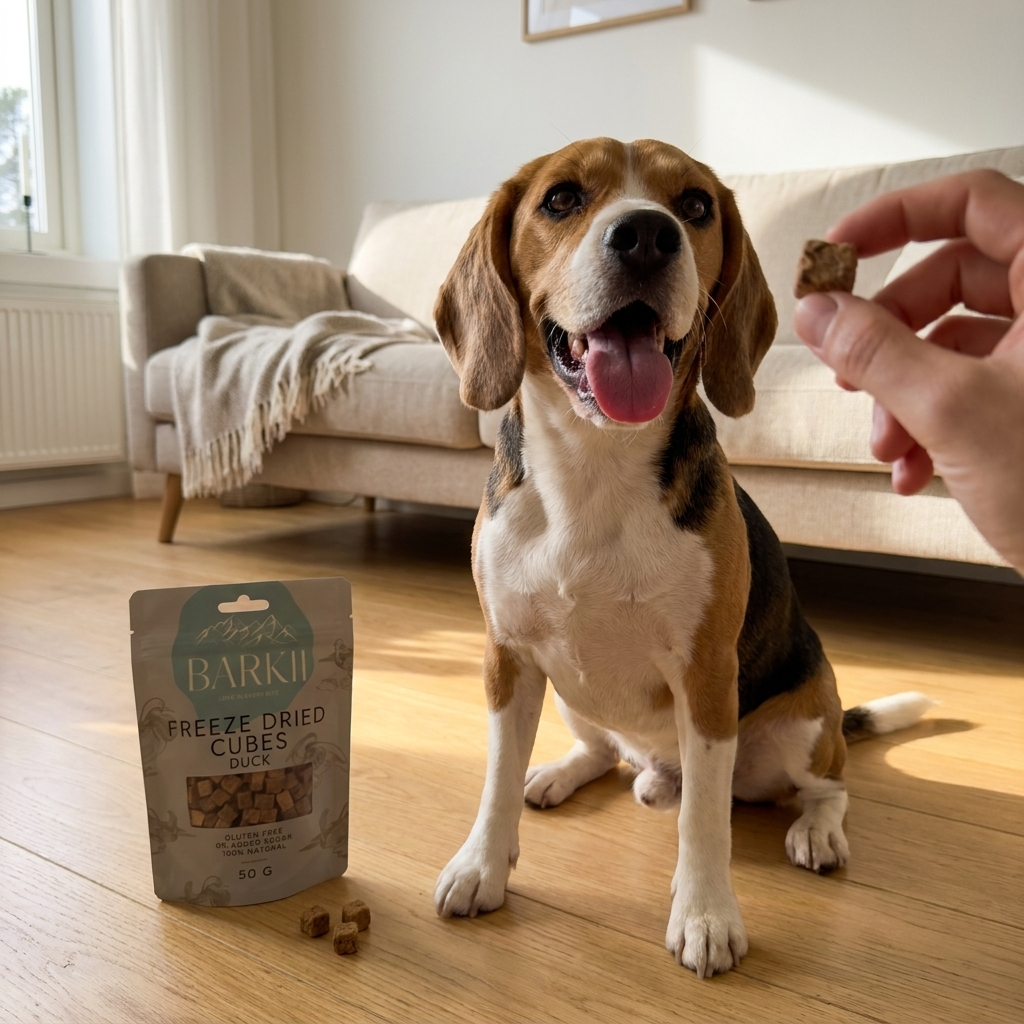 Barkii gevriesdroogde beloningen | Eend | 50 g.